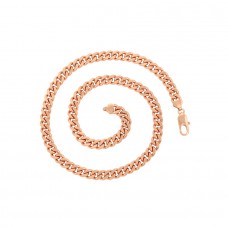 Apzeltīta ķēdīte ar klasisku pinumu